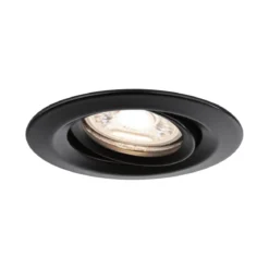 Paulmann 93083 Einbauleuchte Nova mini Coin Basisset schwarz 2700K schwenkbar