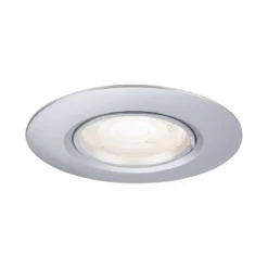 Paulmann 92113 Einbauleuchte rund 90mm 3er-Set Chrom starr