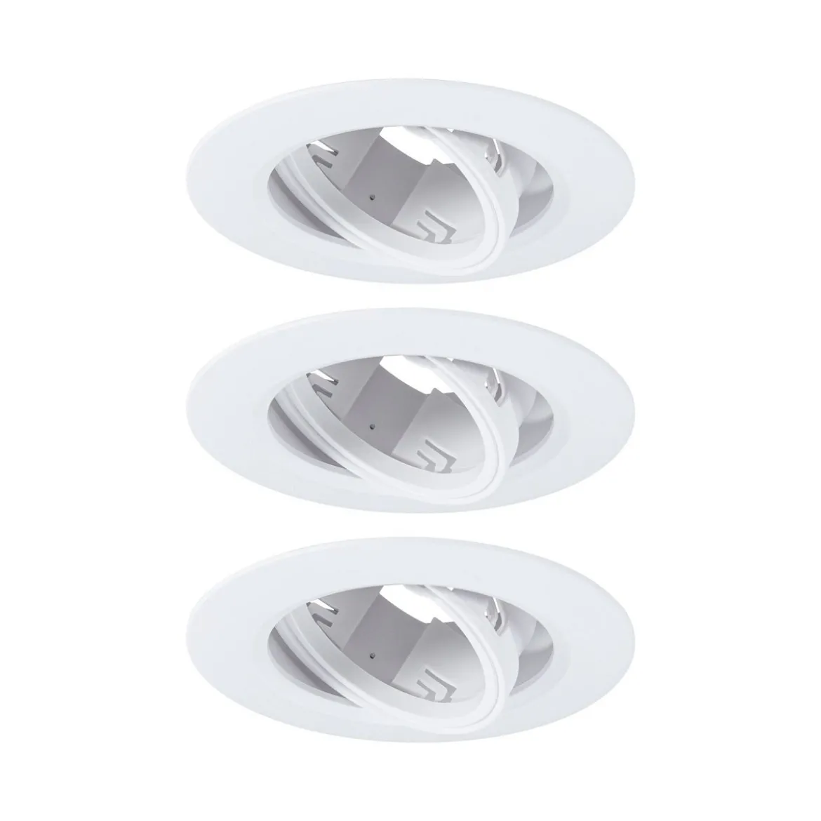 Paulmann 92109 Einbauleuchte rund 90mm 3er-Set Weiß schwenkbar