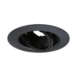 Paulmann 92111 Einbauleuchte rund 90mm 3er-Set Schwarz schwenkbar