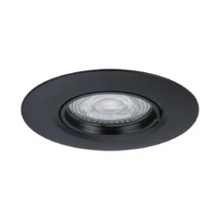 Paulmann 92120 Einbauleuchte rund 90mm 10er-Set Schwarz starr