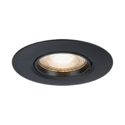 Paulmann 92120 Einbauleuchte rund 90mm 10er-Set Schwarz starr