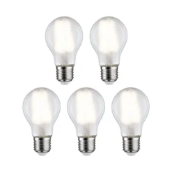 Paulmann 29091 Filament 230V LED Birne E27 5er Pack 4000K matt