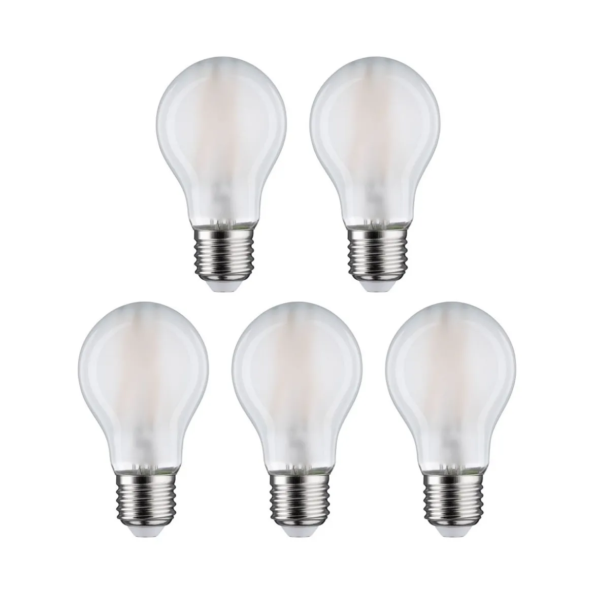 Paulmann 29091 Filament 230V LED Birne E27 5er Pack 4000K matt