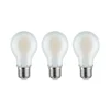 Paulmann 29093 Filament 230V LED Birne E27 3er Pack 4000K matt