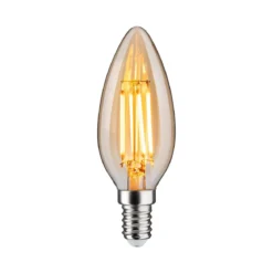 Paulmann 29191 Filament 230V LED Kerze E14 450lm 1800K Gold 3-Step-Dim