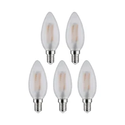 Paulmann 29096 Filament 230V LED Kerze E14 5er Pack 4000K matt