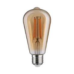 Paulmann 29188 Filament 230V LED Kolben E27 470lm 1800K Goldlicht 3-Step-Dim