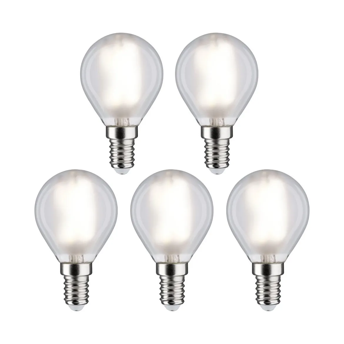 Paulmann 29098 Filament 230V LED Tropfen E14 5er Pack 4000K matt