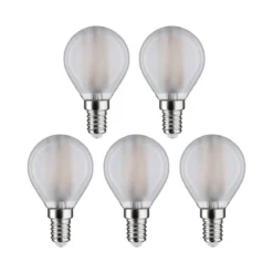 Paulmann 29098 Filament 230V LED Tropfen E14 5er Pack 4000K matt