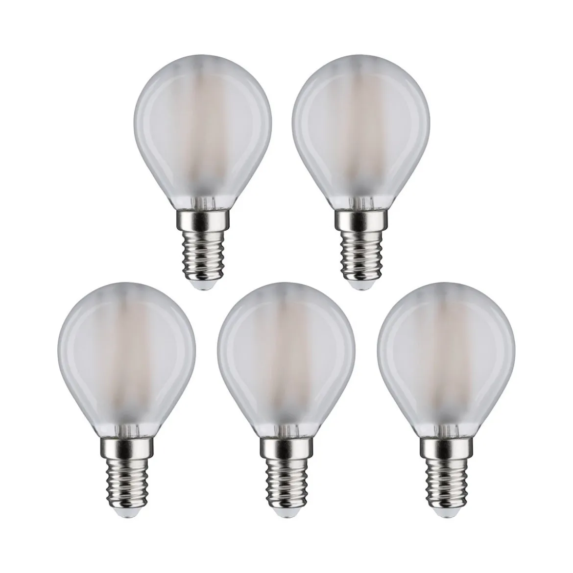 Paulmann 29098 Filament 230V LED Tropfen E14 5er Pack 4000K matt