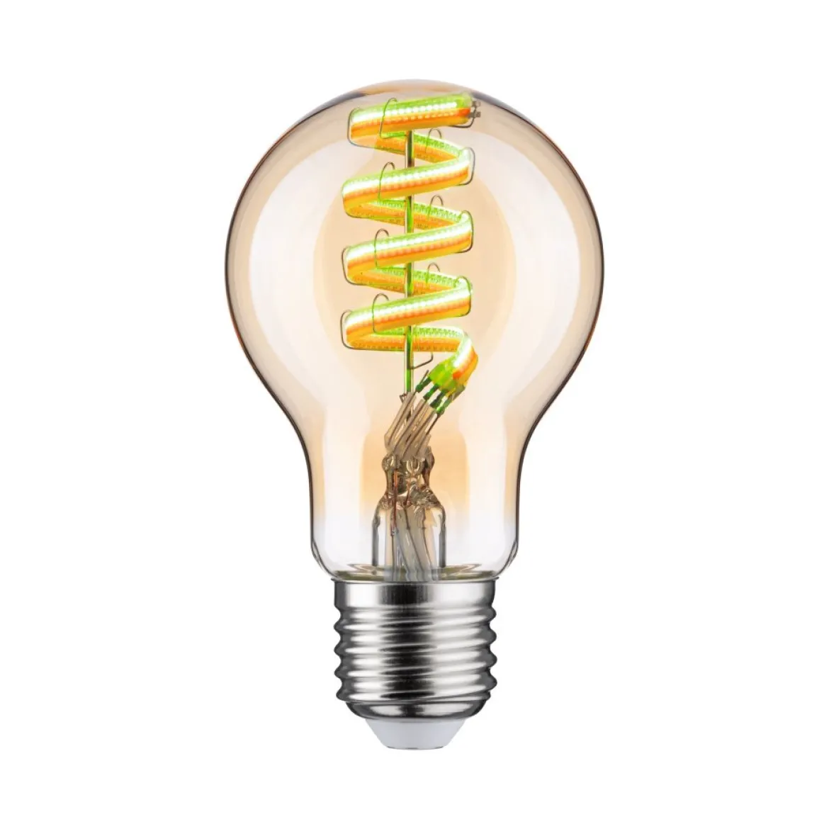 Paulmann 29156 Filament 230V Smart Home Zigbee LED Birne E27 470lm RGBW Gold
