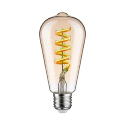 Paulmann 29158 Filament 230V Smart Home Zigbee Kolben ST64 E27 470lm RGBW Gold