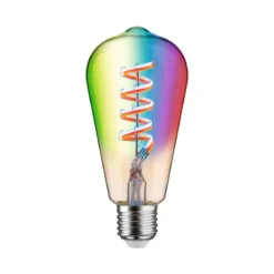 Paulmann 29158 Filament 230V Smart Home Zigbee Kolben ST64 E27 470lm RGBW Gold