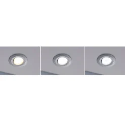 Paulmann 93095 HomeSpa LED Einbauleuchte Calla 3er-Set WhiteSwitch IP65 Chrom matt