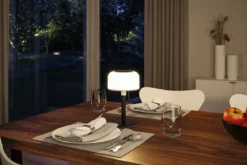 Paulmann 94607 LED Akkuleuchte Bartja 2700K IP44 dimmbar schwarz