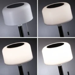 Paulmann 94607 LED Akkuleuchte Bartja 2700K IP44 dimmbar schwarz