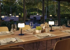 Paulmann 94607 LED Akkuleuchte Bartja 2700K IP44 dimmbar schwarz
