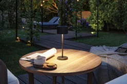 Paulmann 94878 LED Akkuleuchte Else 2700K IP44 dimmbar Schwarz