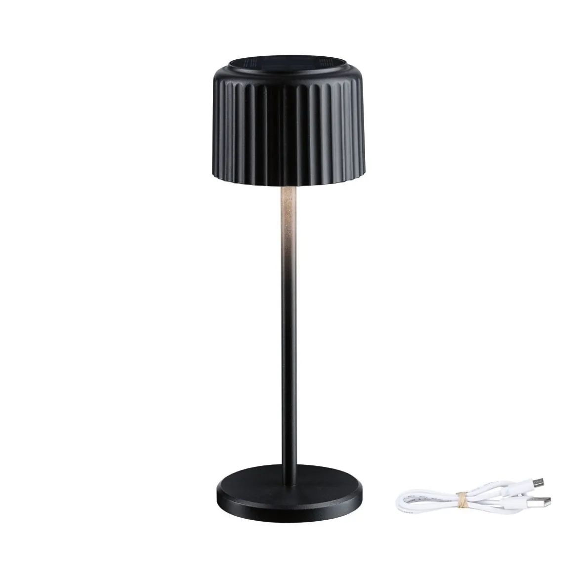 Paulmann 94878 LED Akkuleuchte Else 2700K IP44 dimmbar Schwarz