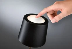 Paulmann 76996 LED Akkuleuchte Gilo 2700K IP44 dimmbar schwarz