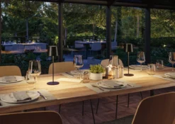 Paulmann 76996 LED Akkuleuchte Gilo 2700K IP44 dimmbar schwarz