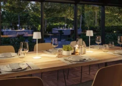 Paulmann 76997 LED Akkuleuchte Gilo 2700K IP44 dimmbar weiß