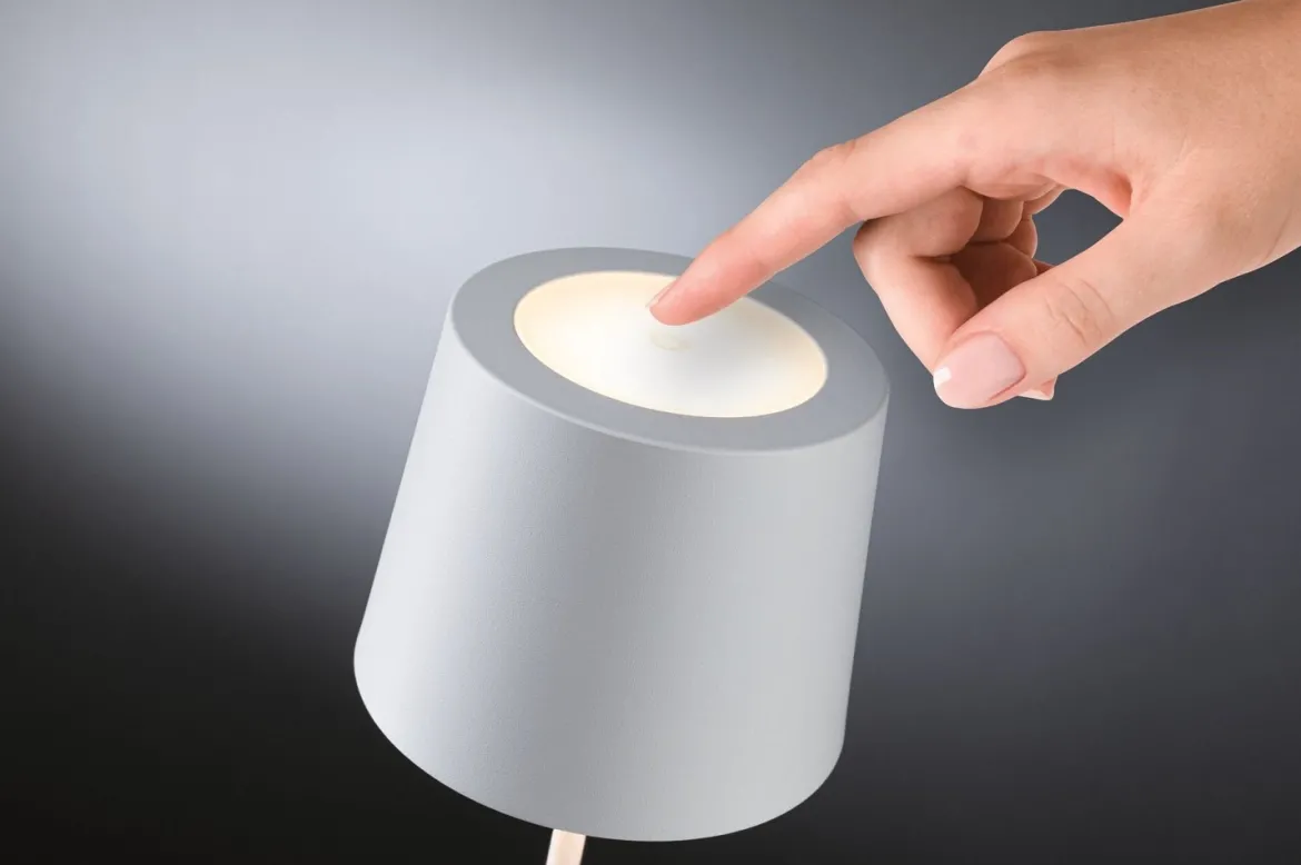 Paulmann 76997 LED Akkuleuchte Gilo 2700K IP44 dimmbar weiß
