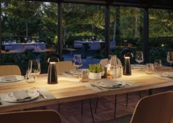 Paulmann 76994 LED Akkuleuchte Onzo 2700K IP44 3-Step-Dim schwarz