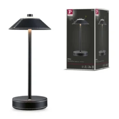 Paulmann 71173 LED Akkuleuchte Pellini 33cm White Switch dimmbar schwarz