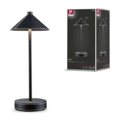 Paulmann 71175 LED Akkuleuchte Pellini 37cm White Switch dimmbar schwarz