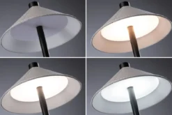 Paulmann 71176 LED Akkuleuchte Pellini 37cm White Switch dimmbar beige schwarz