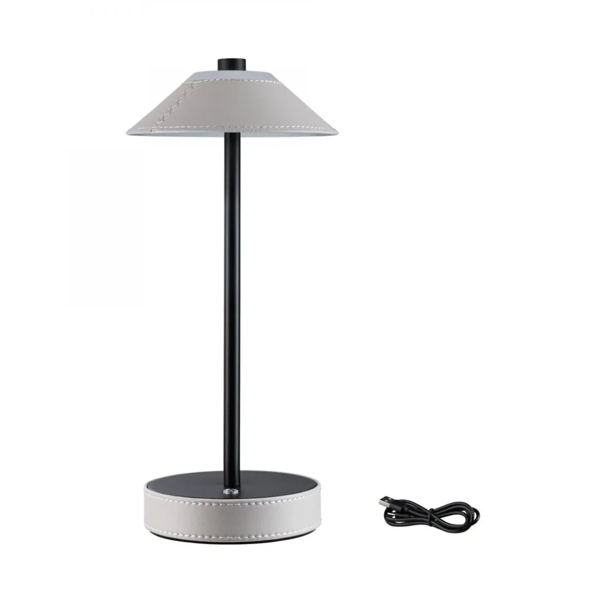 Paulmann 71174 LED Akkuleuchte Pellini 33cm White Switch dimmbar beige schwarz
