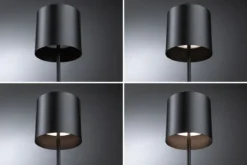 Paulmann 76998 LED Akkuleuchte Tuni 2700K IP44 dimmbar schwarz