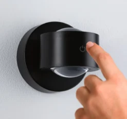 Paulmann 71290 LED Akkuwandleuchte Zorik Schwarz dimmbar IP44