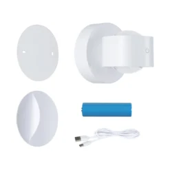 Paulmann 71291 LED Akkuwandleuchte Zorik Weiß dimmbar IP44