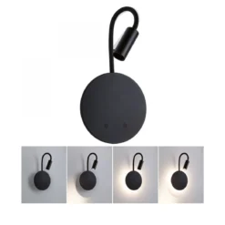 Paulmann 71288 LED Akku Wandleuchte Miora 2700K schwarz dimmbar