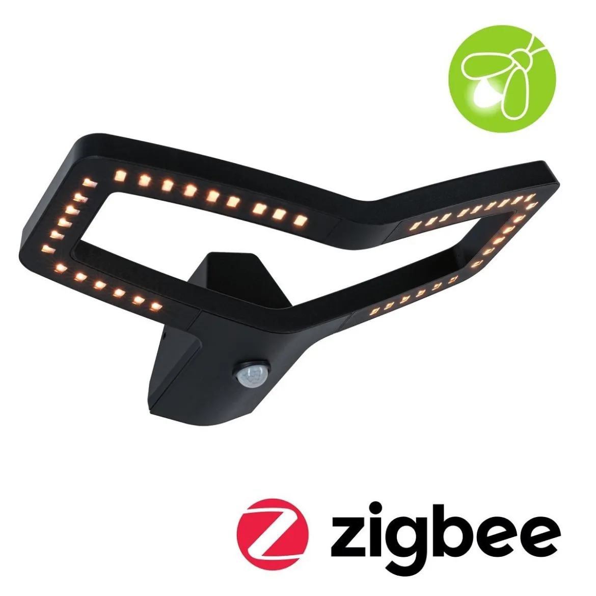 Paulmann 94791 LED Außenwandleuchte Smart Home Zigbee 3.0 Alara Bewegungsmelder IP44