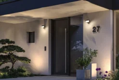 Paulmann 94864 LED Außenwandleuchte Zigbee Skyla Bewegungsmelder Anthrazit