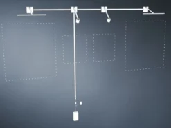 Paulmann 95577 LED Bilderleuchte Xana Alu gebürstet 2700K Komplettset