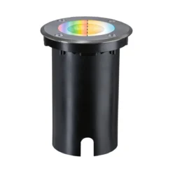 Paulmann 94845 LED Bodeneinbauleuchte Smart Home Zigbee Floor rund Eisen IP67 RGBW