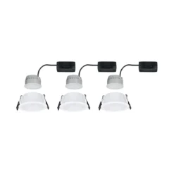Paulmann 94870 LED Cole Coin Basisset 3er-Set 2700K weiss 3-Step-Dim IP44