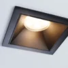 Paulmann 93127 LED Cole Coin Einbauleuchte eckig 2700K Schwarz 3-Step-Dim IP44