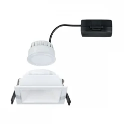 Paulmann 93128 LED Cole Coin Einbauleuchte eckig 2700K Weiß 3-Step-Dim IP44