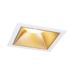 Paulmann 93132 LED Cole Coin Einbauleuchte eckig 2700K Weiß Gold 3-Step-Dim IP44