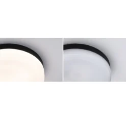 Paulmann 96778 LED Deckenleuchte Amalie 28cm Schwarz matt 2700K 3-Step-Dim