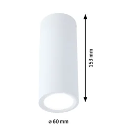 Paulmann 93105 LED Deckenleuchte Barrel weiß