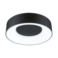 Paulmann 71096 LED Deckenleuchte Casca schwarz matt IP44 White Switch 30cm