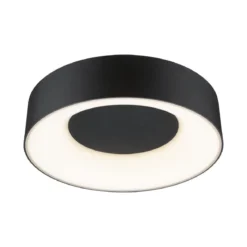 Paulmann 71096 LED Deckenleuchte Casca schwarz matt IP44 White Switch 30cm
