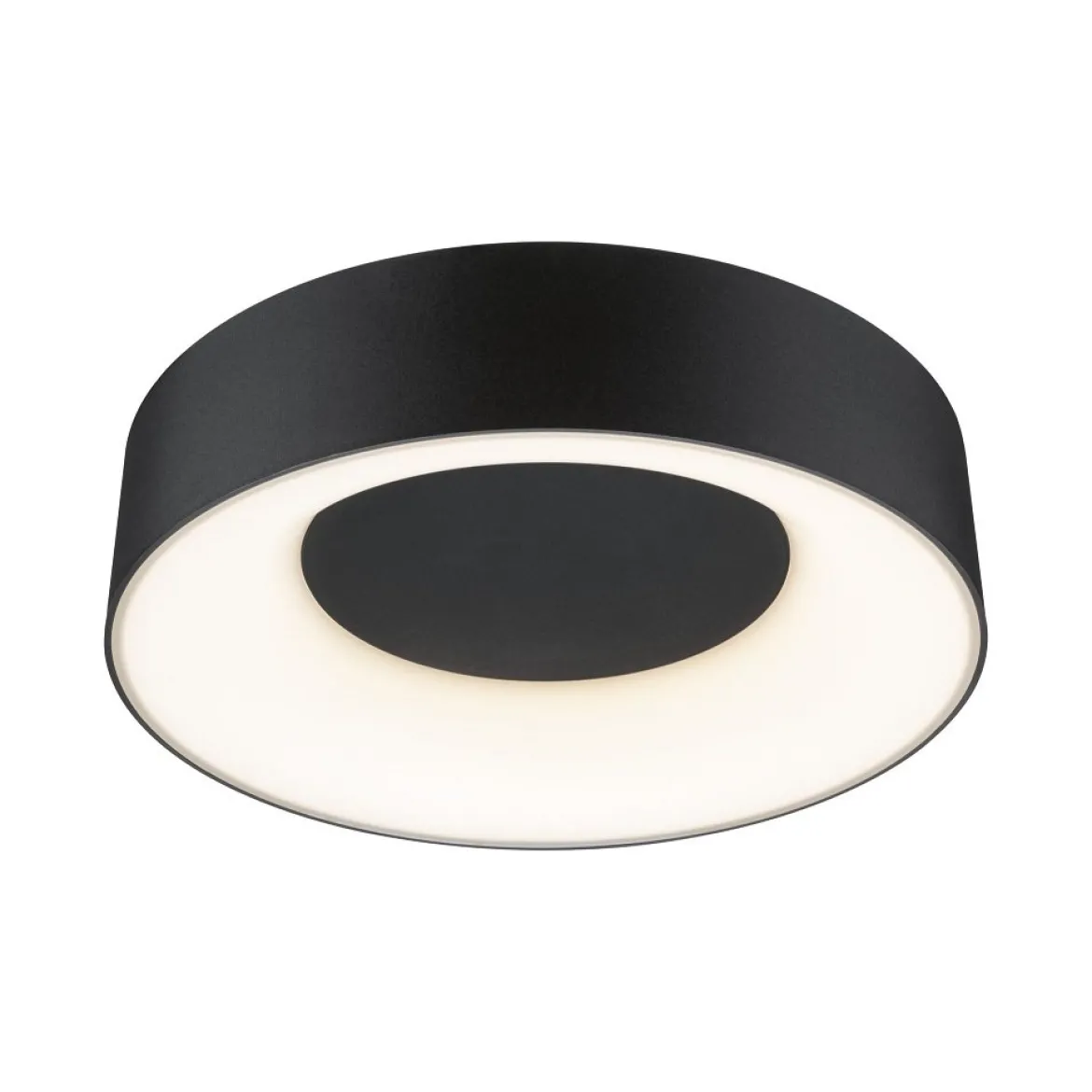 Paulmann 71096 LED Deckenleuchte Casca schwarz matt IP44 White Switch 30cm